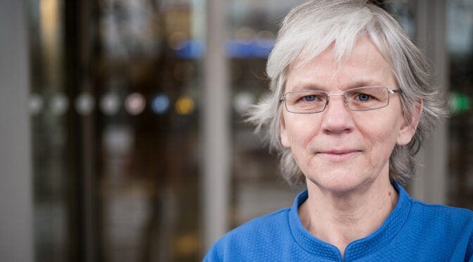 Portret van Susan Legêne door Peter Valckx, Vrije Universiteit